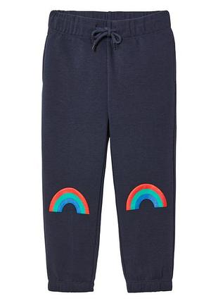 Спортивные штаны джоггеры с начесом для девочки lupilu lidl 450669 110-116 см (4-6 years) темно-синий