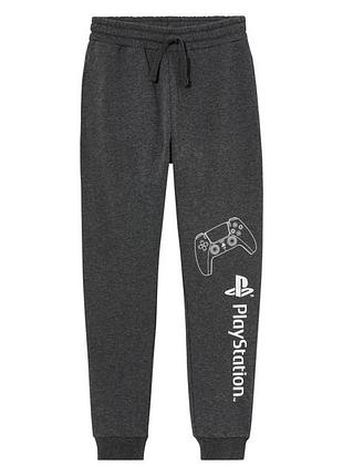 Спортивные штаны джоггеры с начесом для мальчика lidl play station 456824 158-164 см (12-14 years) графитовый