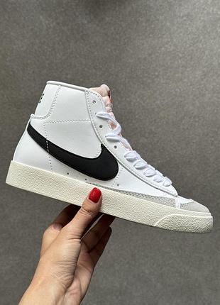 Кросівки nike blazer унісекс з натуральної шкіри, топ якість, розміри 36,37,38