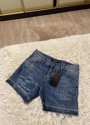 Жіночі джинсові шорти бренду philipp plein