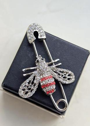 Брошка silver bee 2