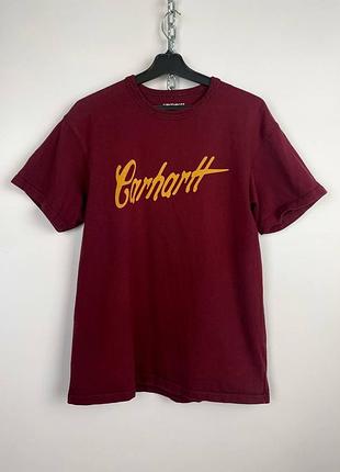 Carhartt чоловіча бордова футболка