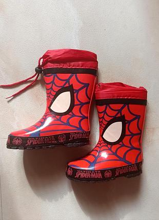Гумові чоботи 16 см спайдермен spider man