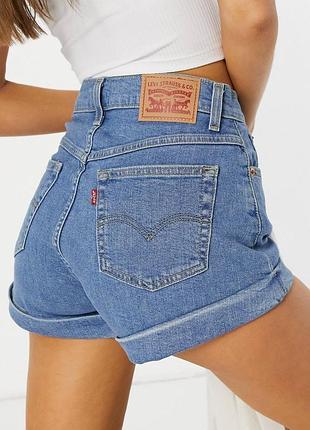 Шорти левіс левайс levi’s  a-line мом шорти mom