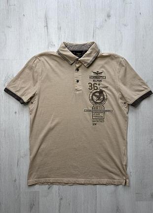 Чоловіча футболка поло aeronautica militare розмір l