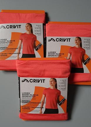 Футболка женская спортивная crivit, s, м, l