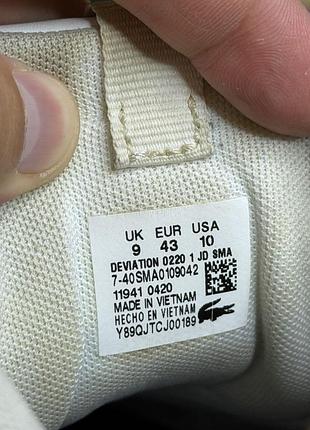 Оригінальні кросівки lacoste deviation 7