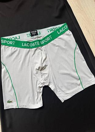 Трусы боксеры от бренда дышащие lacoste sport ultra dry