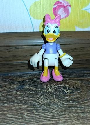 Оригинальная подвижная фигурка дейзи дак disney day duck шарнирная
