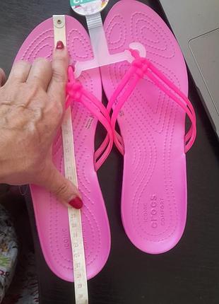 Вьетнамки, шлепанцы, crocs р. w6, w7, w11. новые. оригинал
