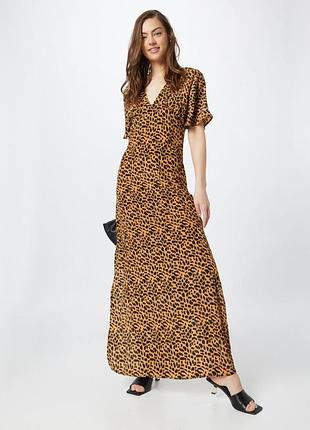 Макси платье nasty gal в животный принт
