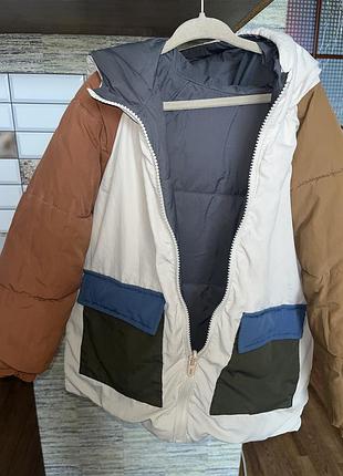 Куртка двухстороняя пуфер  zara 110