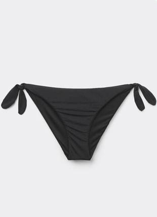 Calzedonia купальник бікіні плавки сліпи нижня частина чорного кольору