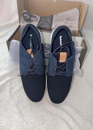 Чоловічі кросівки timberland graydon oxford – navy nubuck