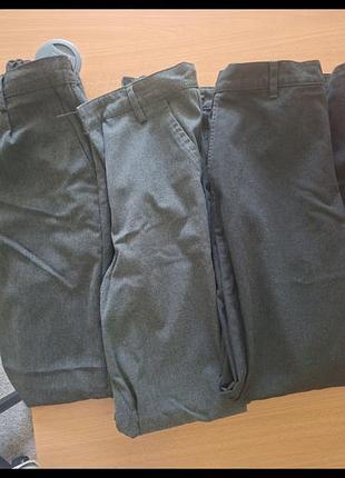 Брюки для хлопчиків шкільні m&s, next сірі