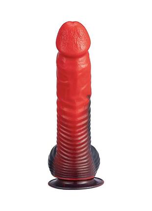 Фалоімітатор silexd fantasy liquid silicone devil 8in red sexstyle 5