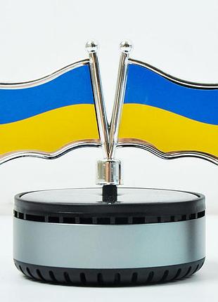 Ароматизатор на солнечной панели "прапор украины" m1 (ваниль)
