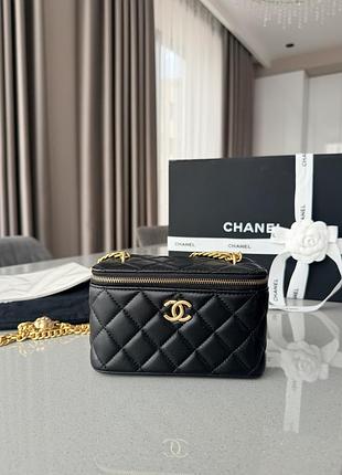 Сумка chanel vanity lamb skin