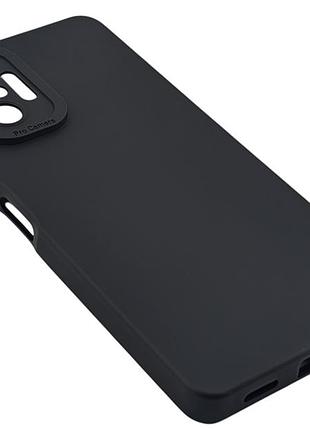 Чехол pro camera для xiaomi redmi note 10 pro 4g бампер с микрофиброй цвет черный 3