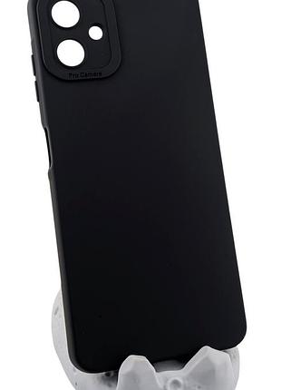 Чохол pro camera для samsung galaxy a06 / a065 бампер із мікрофіброю чорний