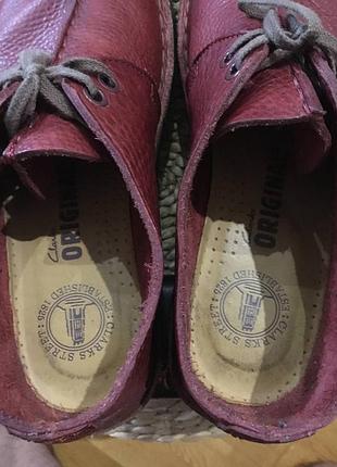 Кожаные туфли clarks 4