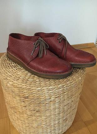 Кожаные туфли clarks 2