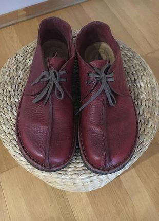 Шкіряні туфлі clarks