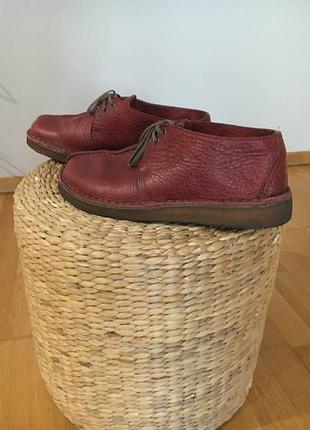 Кожаные туфли clarks 3