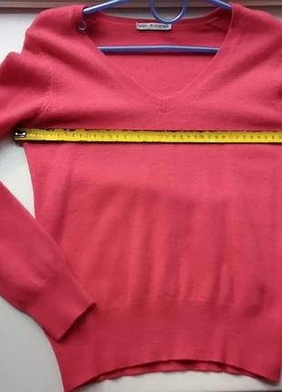 Светр кашемір autograph marks &amp; spencer xs малиновий