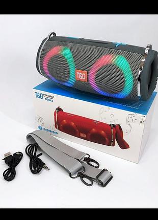 Портативна музична колонка з rgb підсвічуванням та зарядкою