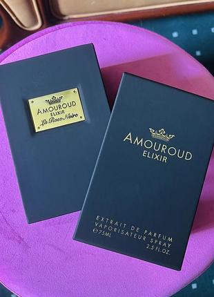 Коробка від нішевих парфумів amouroud elixir