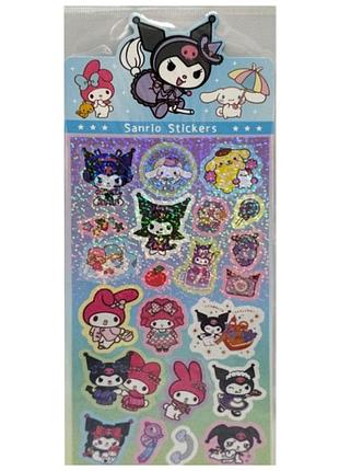 Наклейки декоративные "sanrio stickers" sz240906-14 с блестками