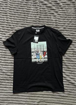 Футболка weekend offender battle lines black