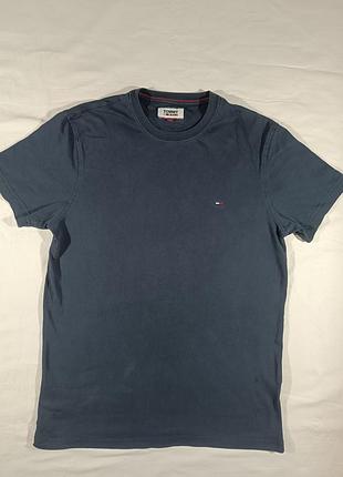 (m) tommy hilfiger темно-синяя футболка оригинал