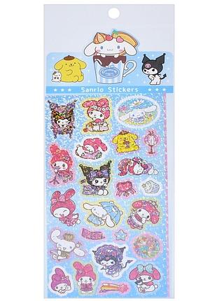 Наклейки декоративные "sanrio stickers" sz240906-5 с блестками
