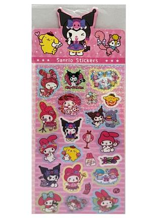 Наклейки декоративные "sanrio stickers" sz240906-17 с блестками