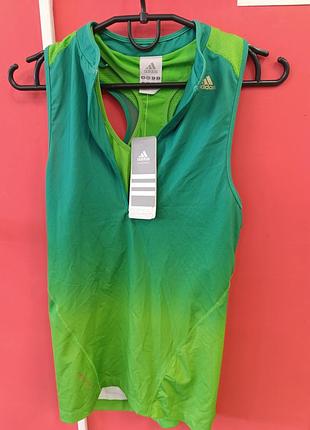 Женская спортивная майка с топом adidas mico nc tank (s) оригинал!