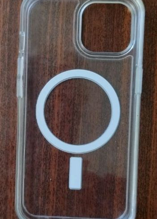 Чехол magsafe на iphone 12 / 12 pro - (прозрачный) отличное качество