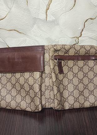 Сумка бананка gucci