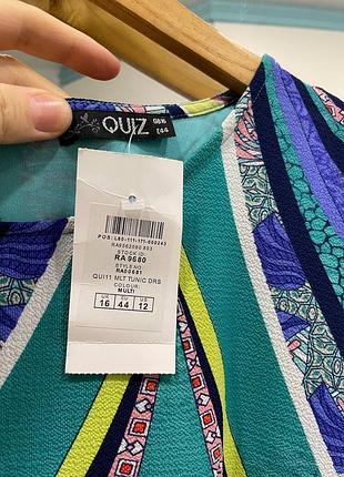 Новое мини платье quiz multicolour 5