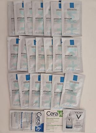 Набор набор гель-мусс для очистки проблемной кожи la roche-posay effaclar +м purifying foaming gel