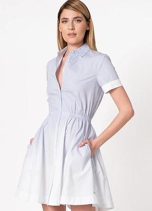 Котонове плаття-сорочка tommy hilfiger (100% бавовна)