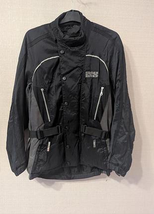 Мотокуртка ixs all season wear  l-xl чорна туристична | мембрана | 3m scotchlite