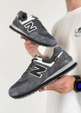 Мужские кроссовки new balance 574 cordura grey
