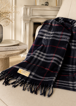 Шарф из монгольского кашемира в виде burberry