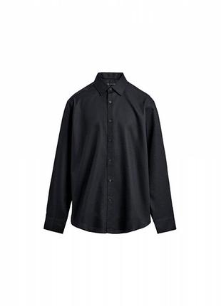 Рубашка zara структурная 19847 d blue