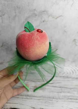 Обруч для образу персик 🍑