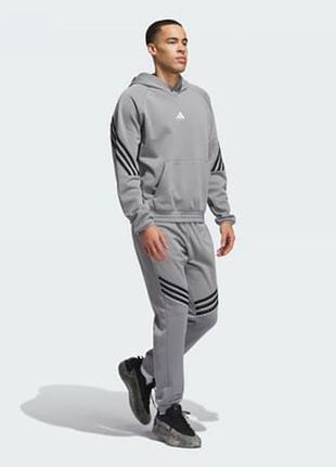 Костюм adidas select foundation флис jn2492 grey three l