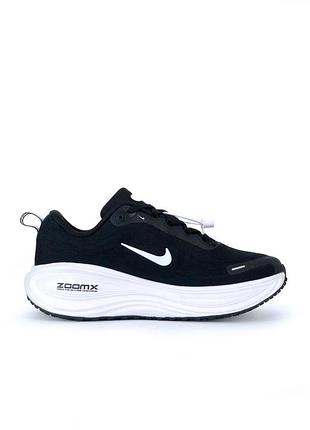 Мужские черные кроссовки nike vomero black white х зум 43