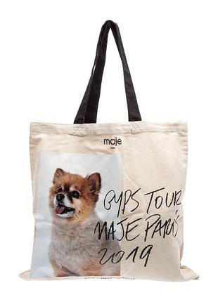 Оригінальний  шопер maje собака 🐕 шпіц (maje my dog лімітований випуск)